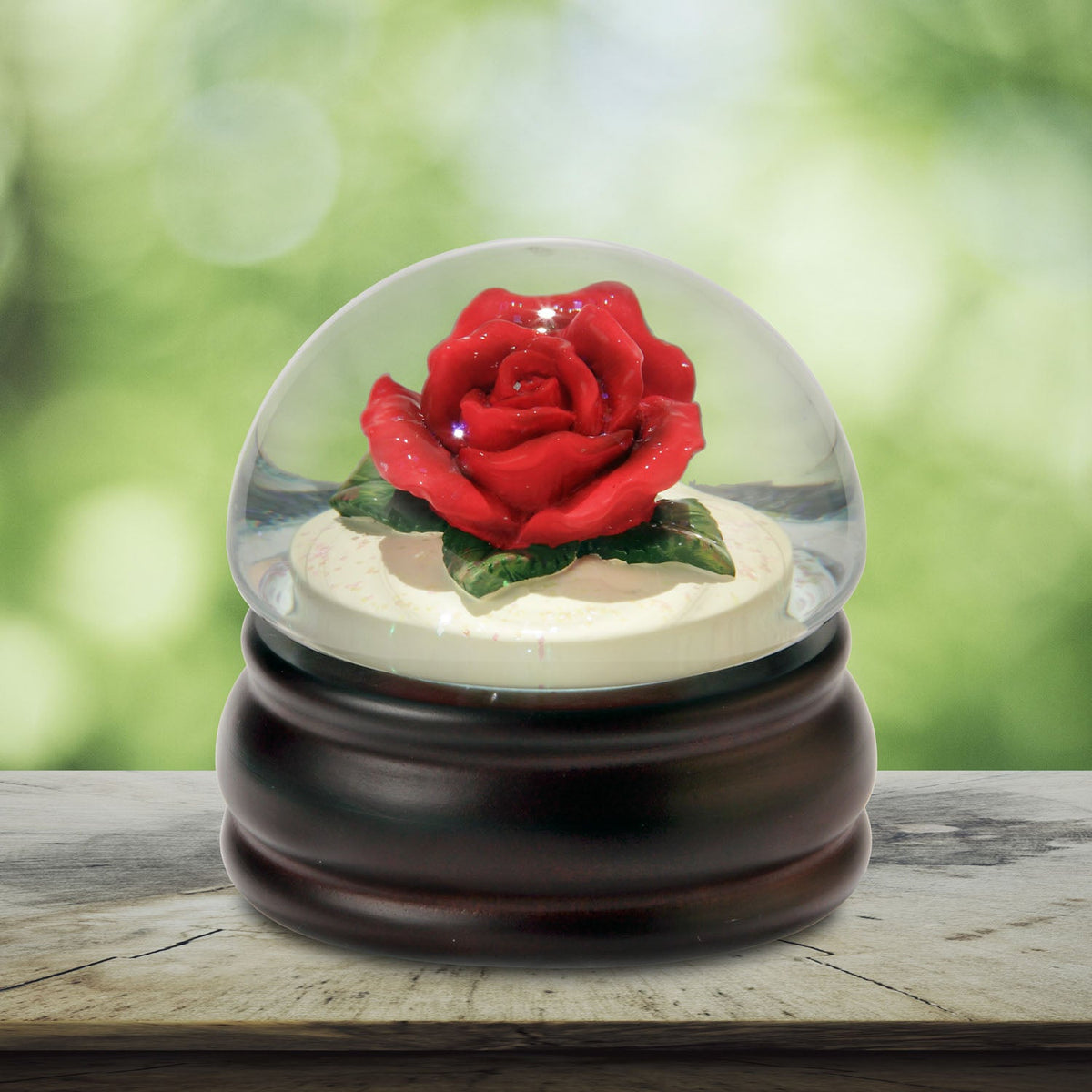 Red Rose Mushroom WG The San Francisco Music Box Company Collectible 842970049395