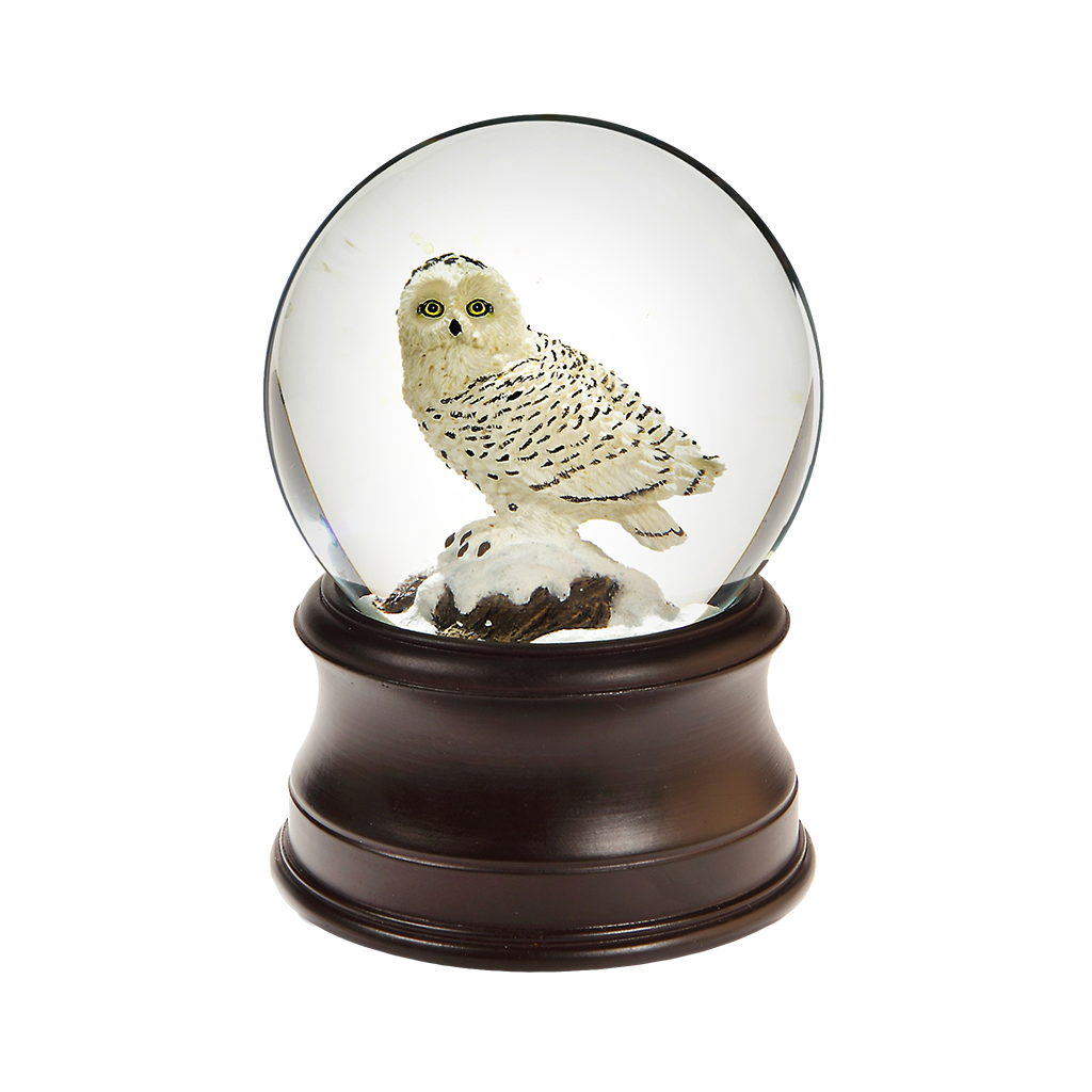 Snowy Owl Snow Globe The San Francisco Music Box Company Collectible 842970053200