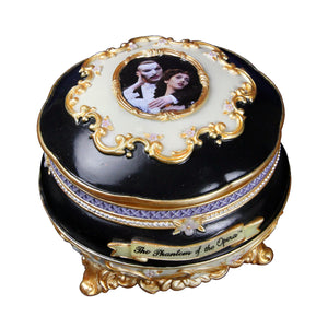 The Phantom™ and Christine Hinged Trinket Box The San Francisco Music Box Company Collectible 842970046257
