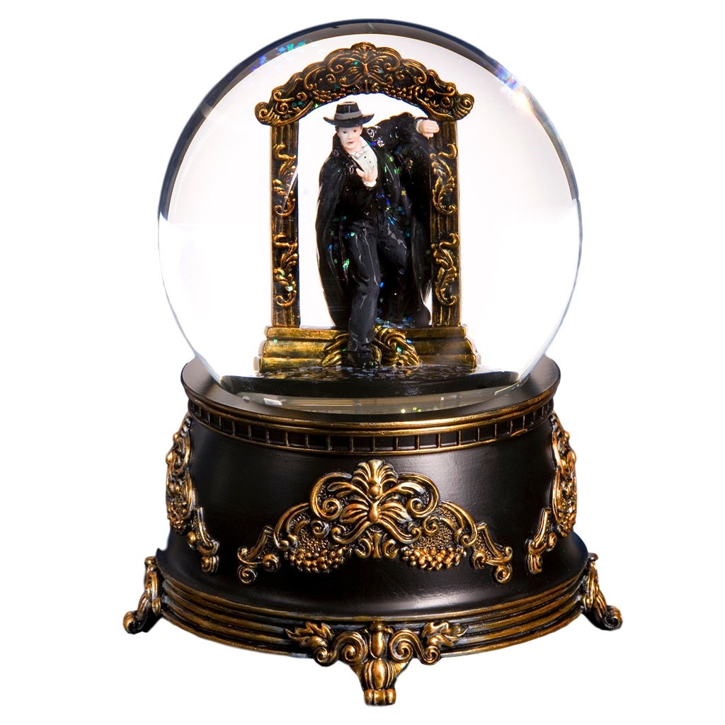 The Phantom of the Opera™ The Phantom Stepping Through Mirror Water Globe The San Francisco Music Box Company Collectible 842970039433