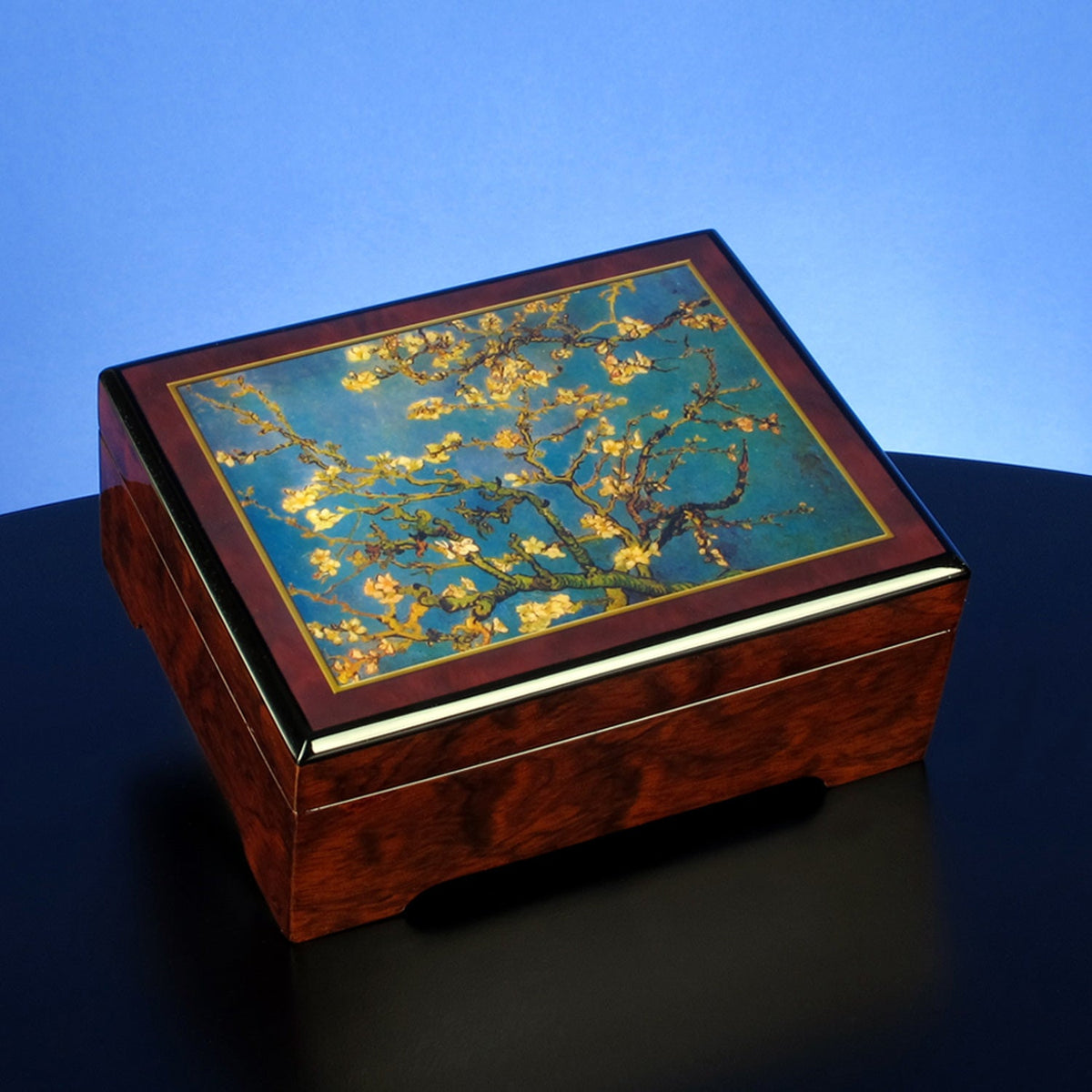 Van Gogh Almond Blossom Musical Jewelry Box The San Francisco Music Box Company Collectible 842970049517