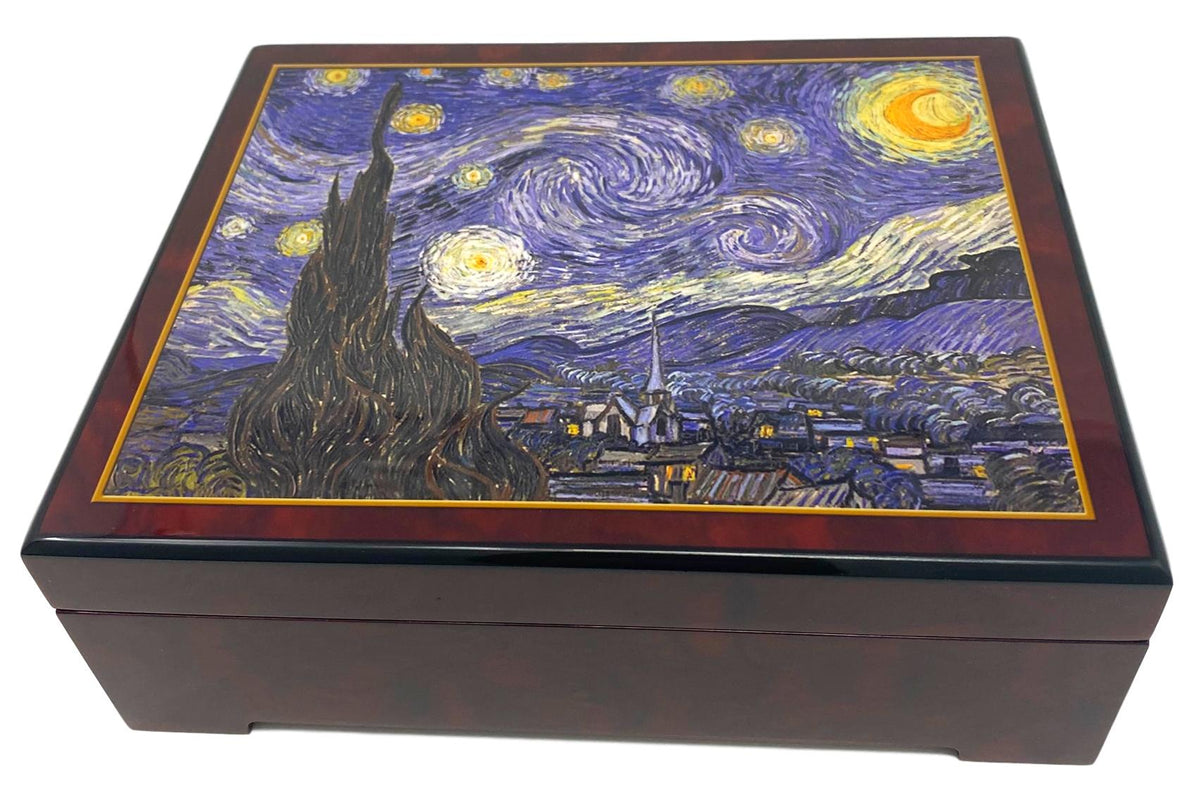 Van Gogh Starry Night Music Box San Francisco Music Box Company Collectible